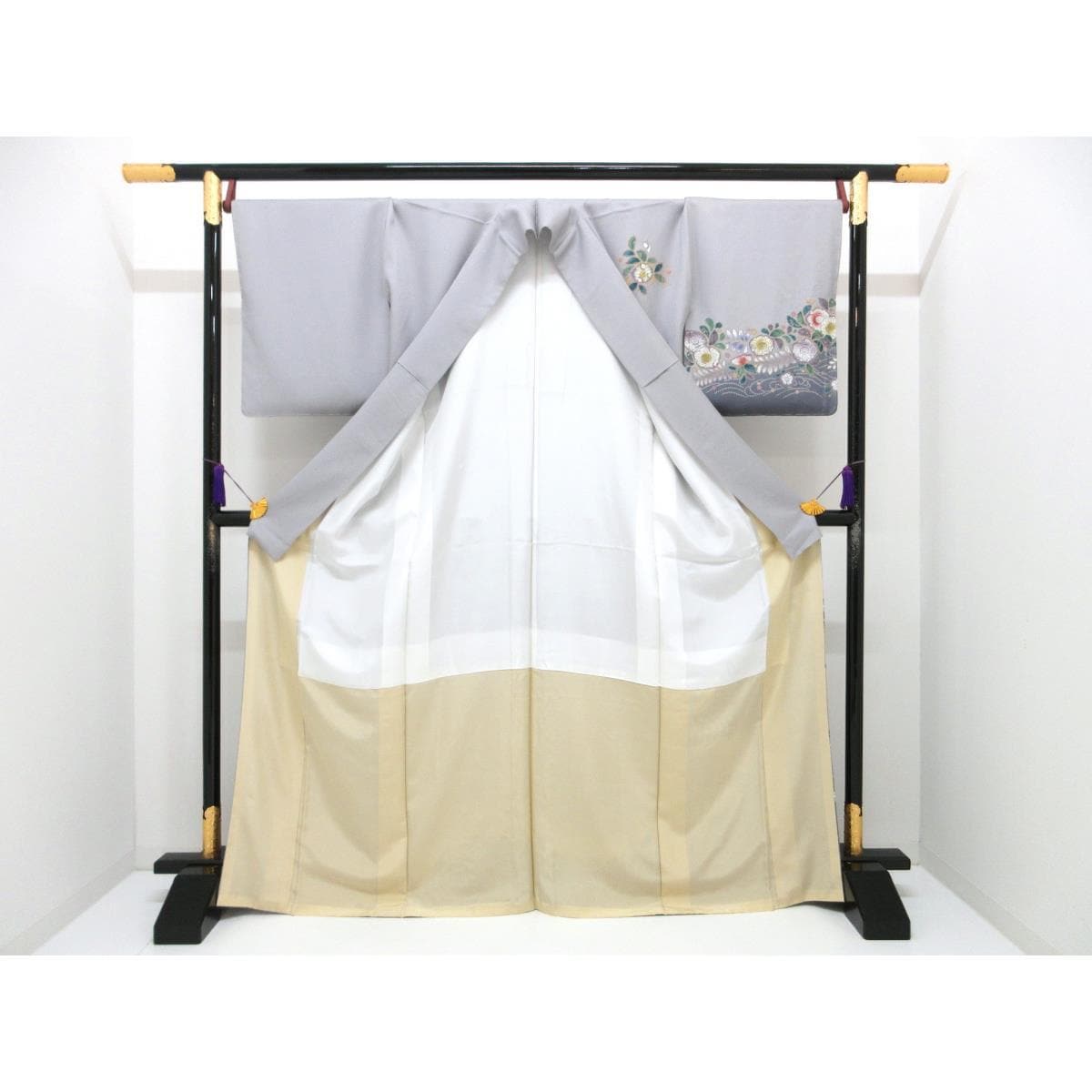 【未使用品】訪問着　友禅金彩加工　ボカシ染