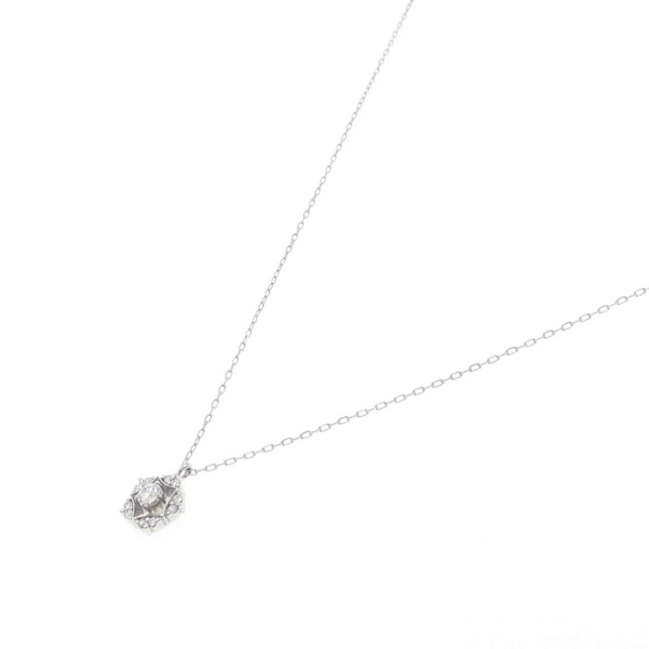 PT950/PT850 ダイヤモンド ネックレス 0.10CT