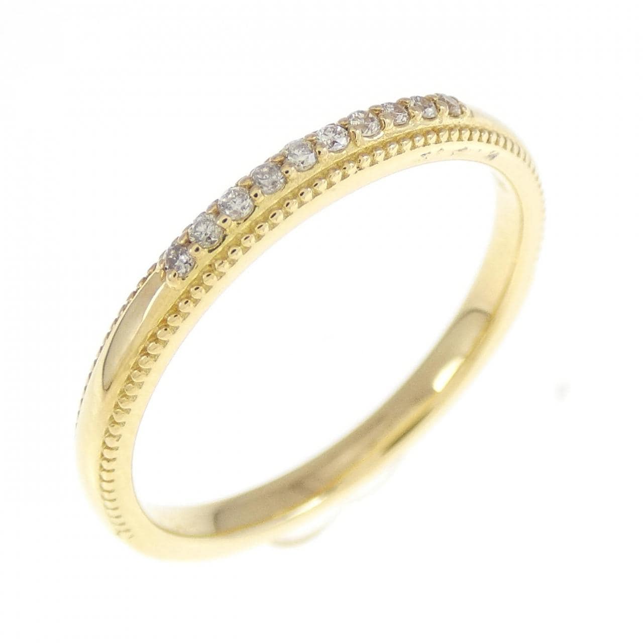 [BRAND NEW] K18YG Diamond ring 0.04CT