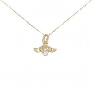 K18YG ダイヤモンド ネックレス 0.14CT