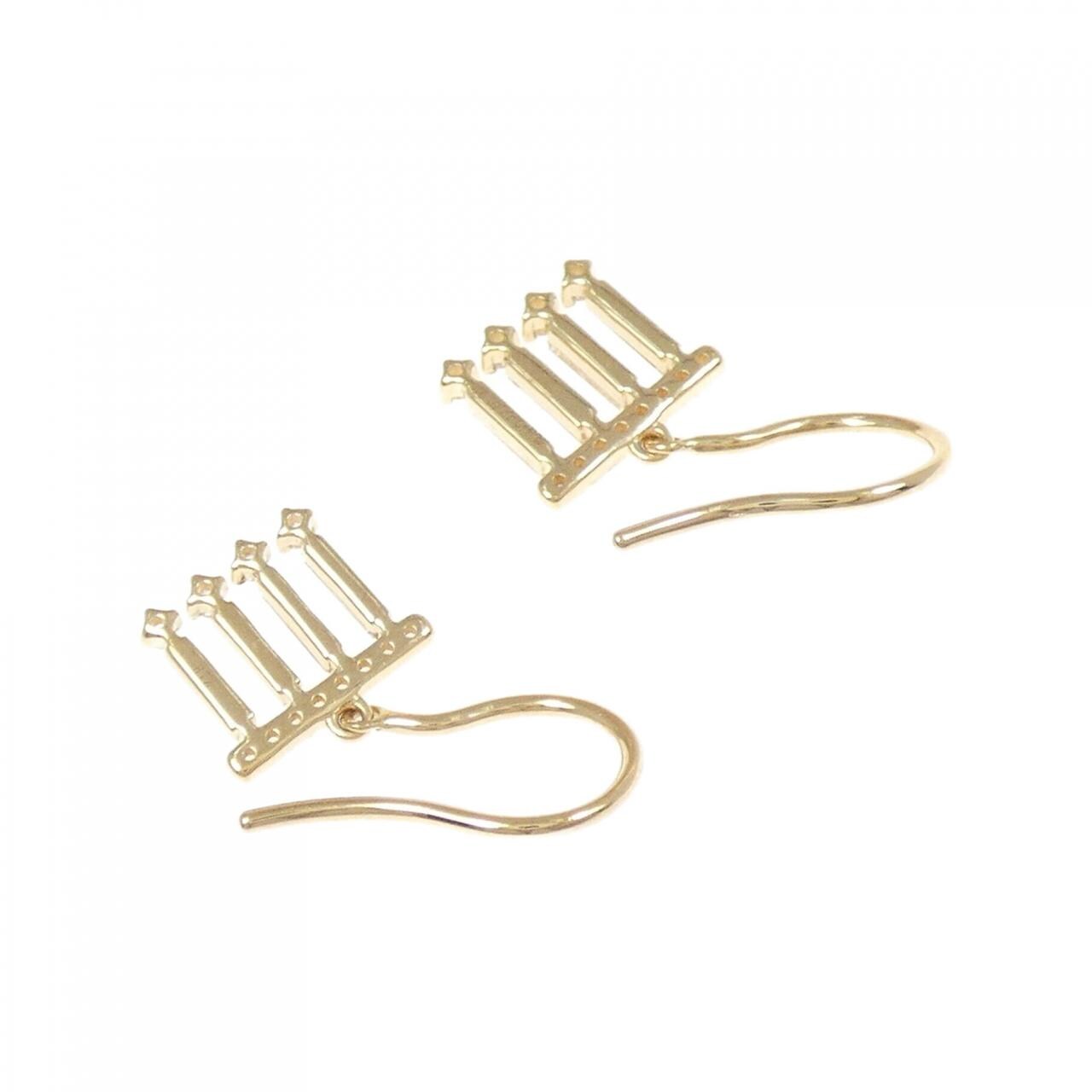 [新品] K18YG钻石耳环 0.28CT