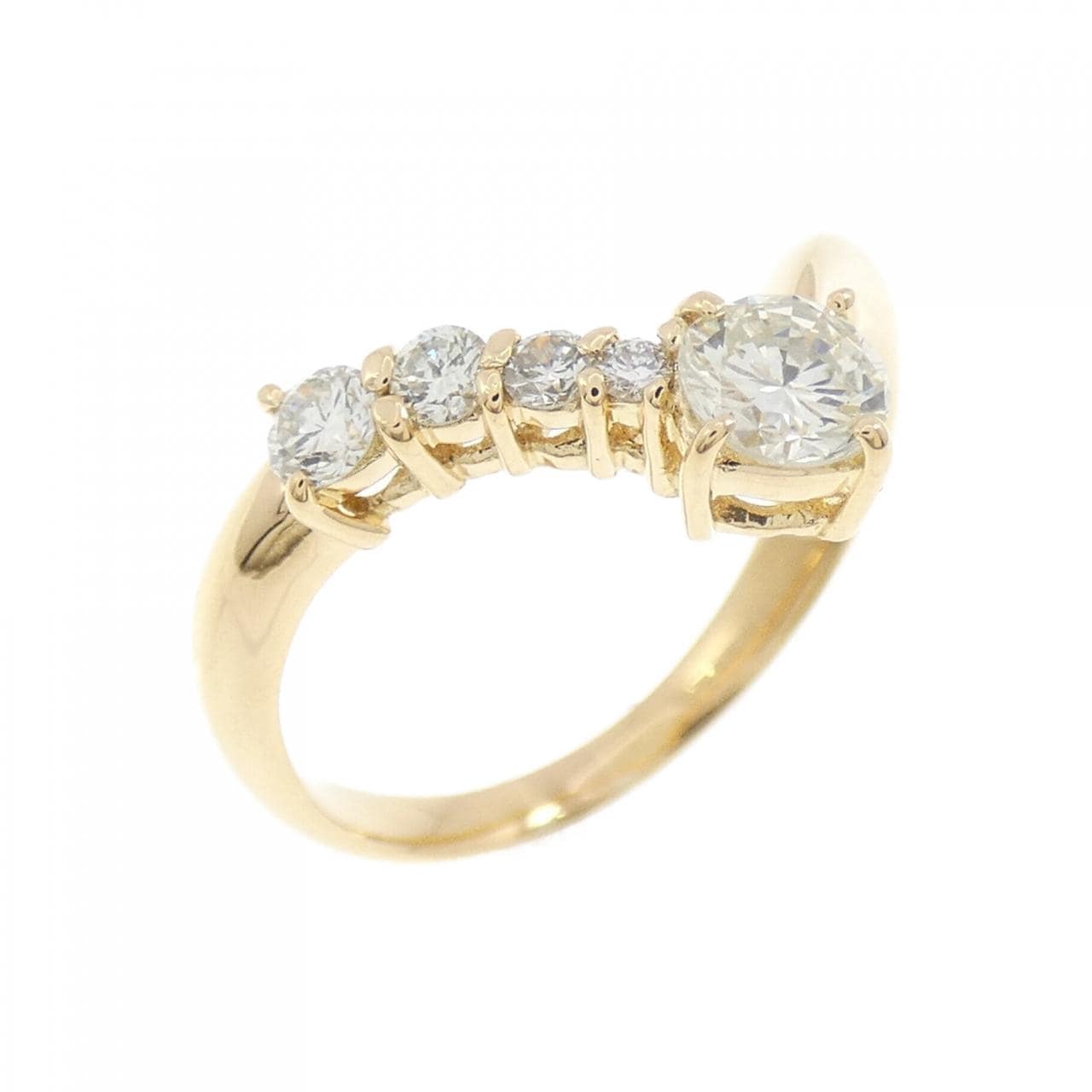 K18YG ダイヤモンド リング 0.50CT
