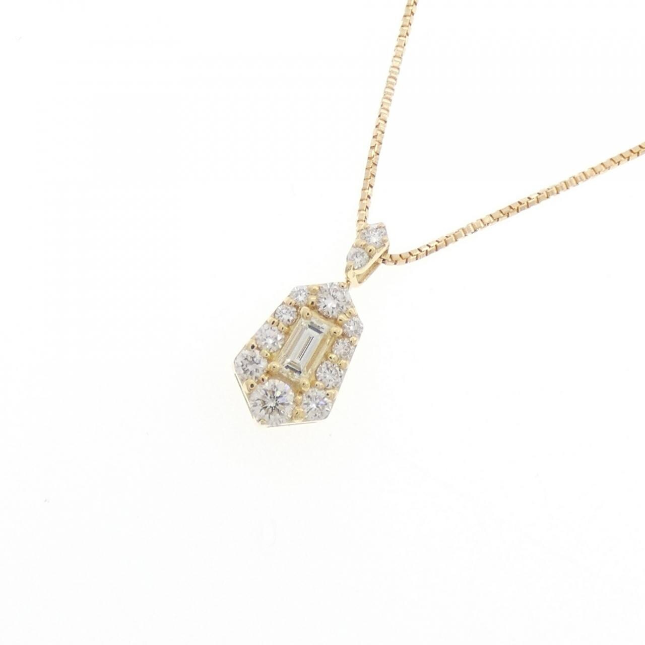 【新品】K18YG ダイヤモンド ネックレス 0.25CT