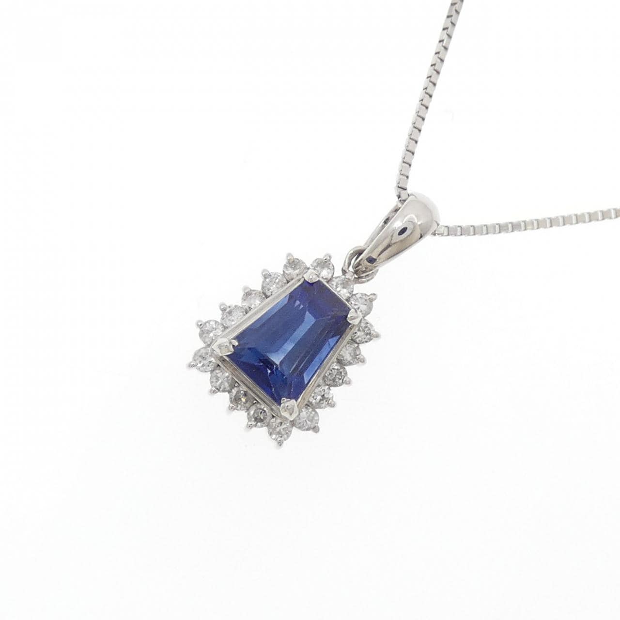 PT900/PT850 サファイヤ ネックレス 1.28CT
