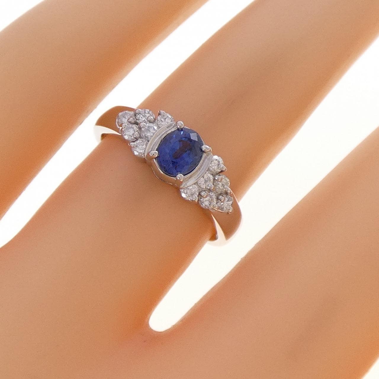 PT900 サファイヤ リング 0.48CT