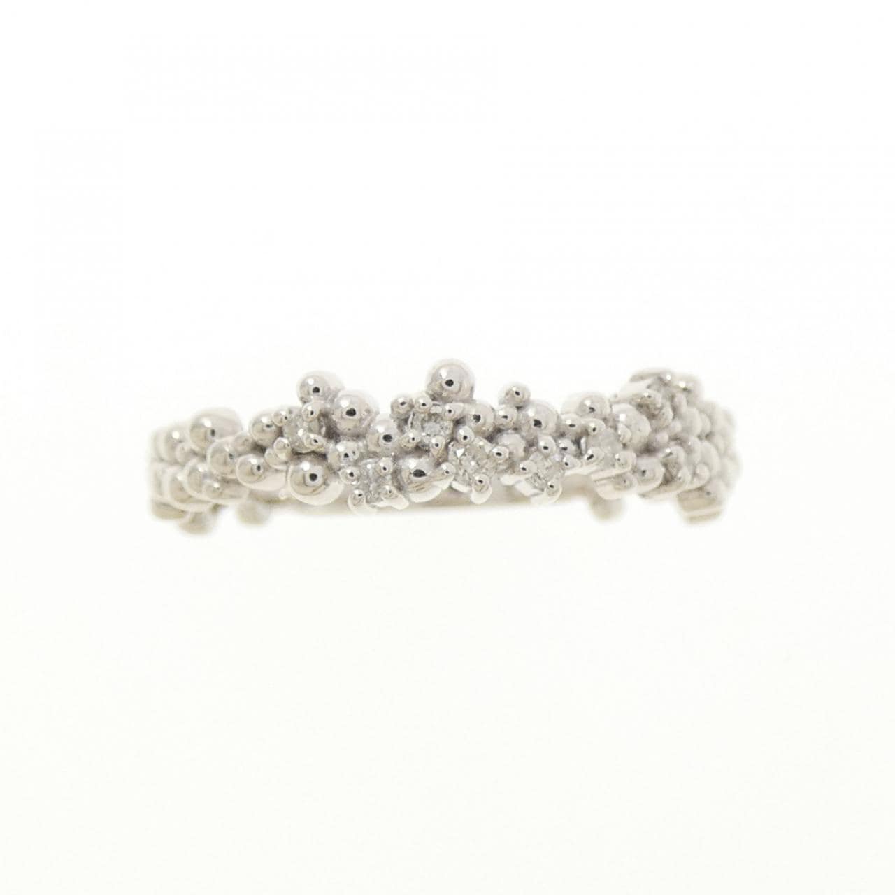 アガット ダイヤモンド リング 0.04CT