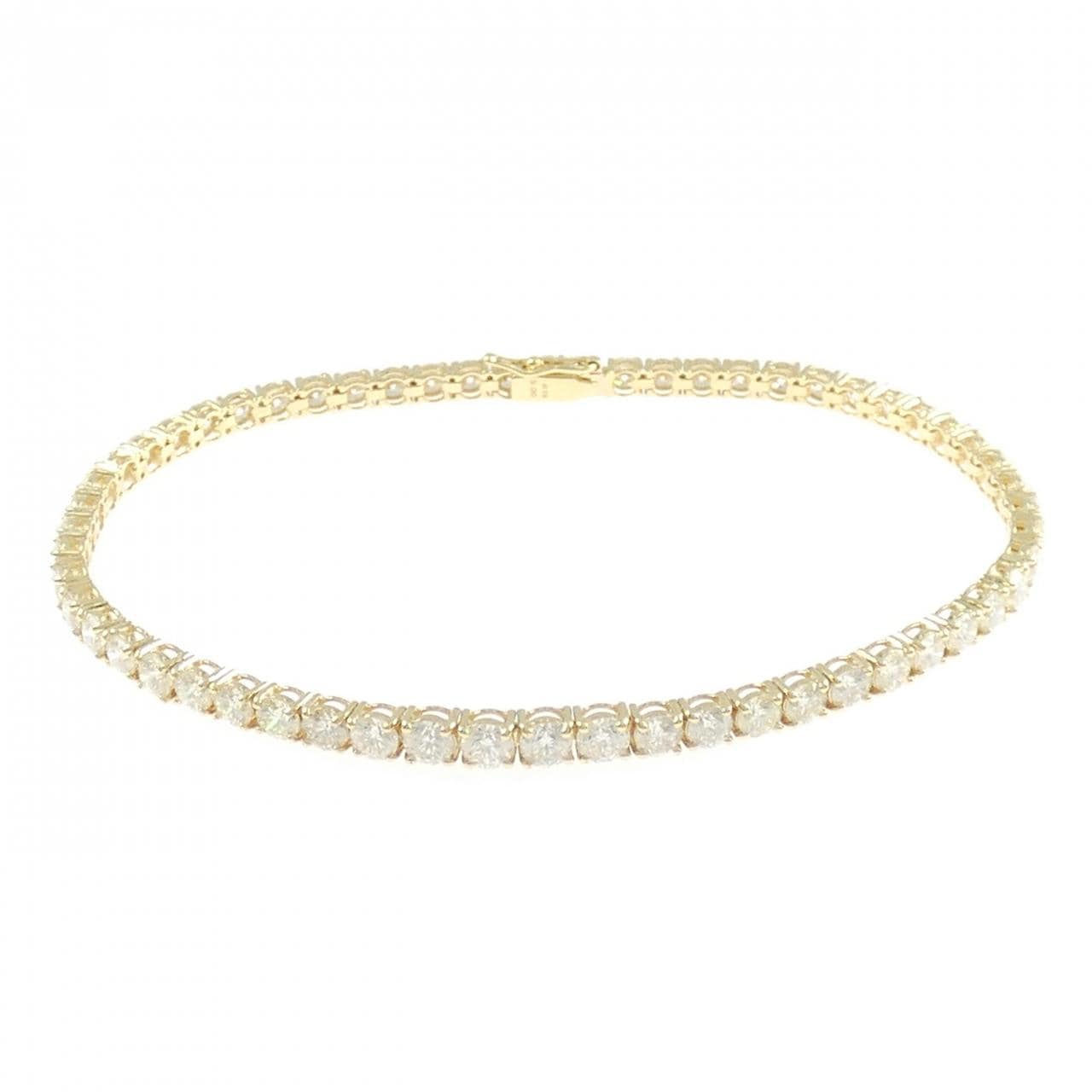 K18YG ダイヤモンド ブレスレット 5.00CT