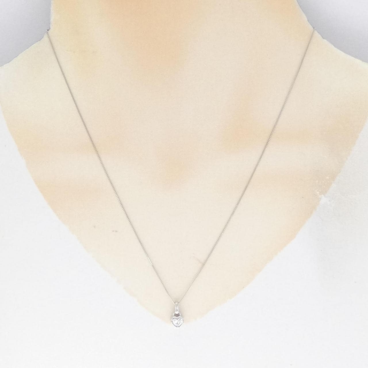 PT Heart Diamond Necklace 0.22CT