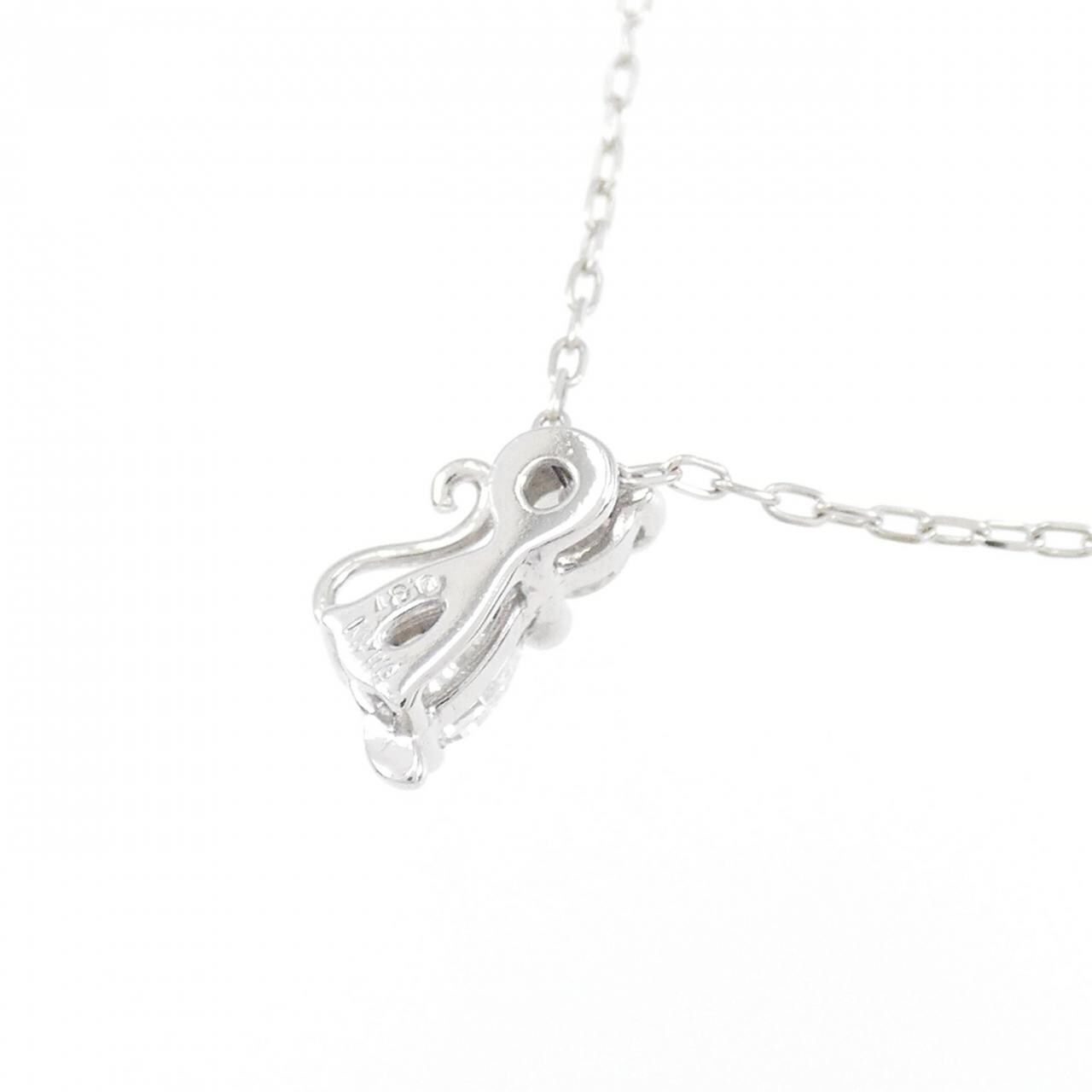 K18WG ダイヤモンド ネックレス 0.31CT