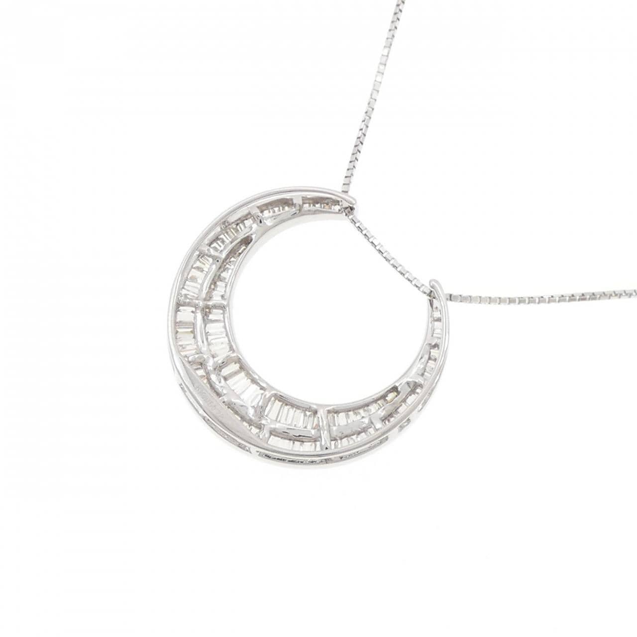K18WG ダイヤモンド ネックレス 0.72CT