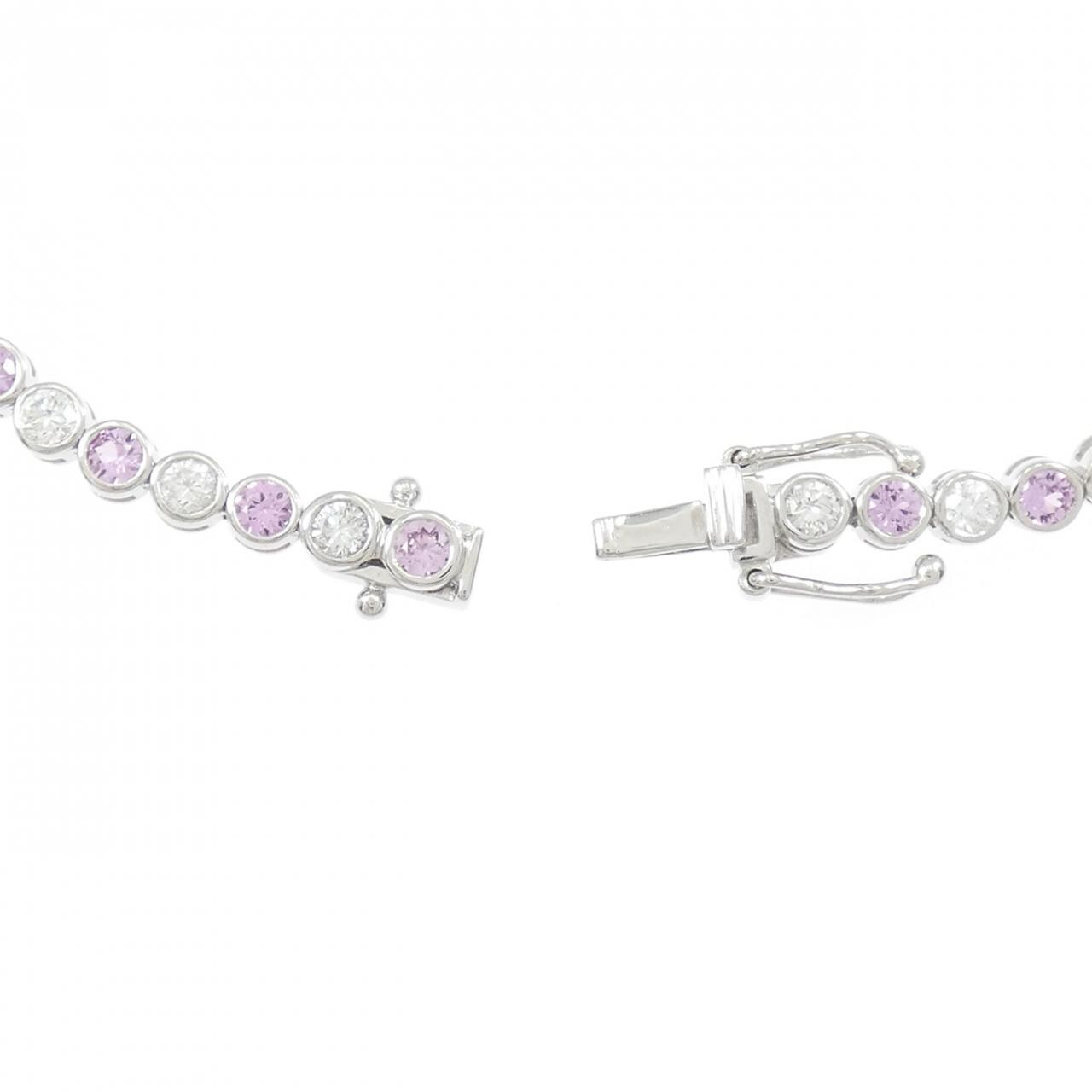 K18WG サファイヤ ブレスレット 1.71CT