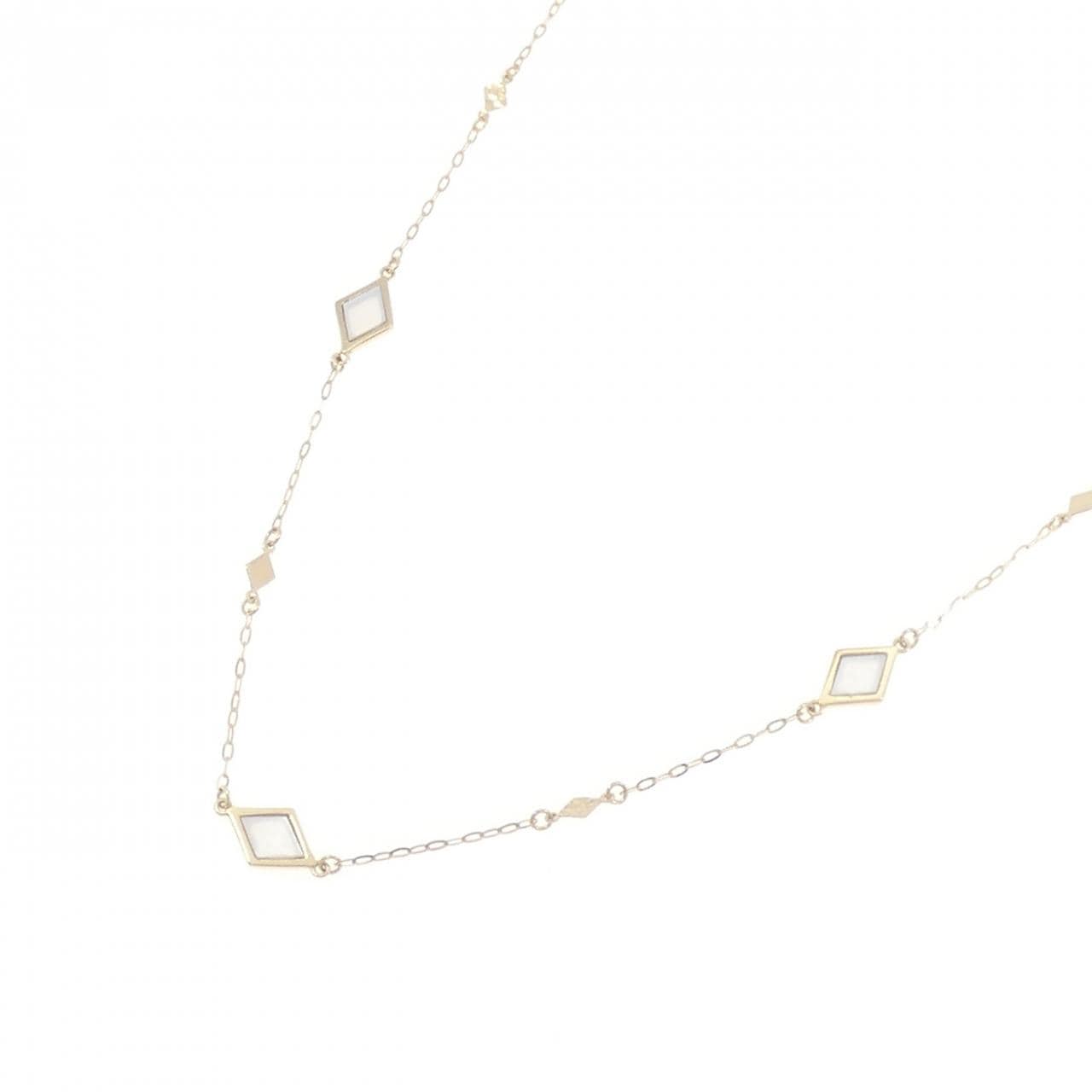 K18YG マザーオブパール ネックレス