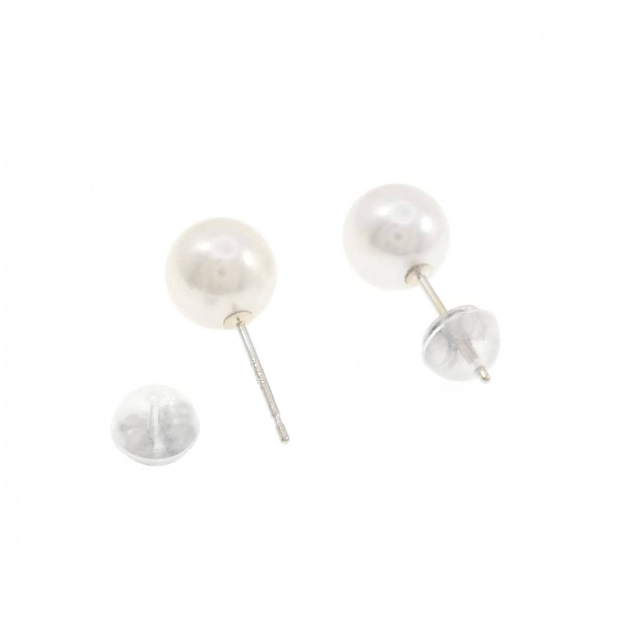 K14WG アコヤパール ピアス 7.3mm