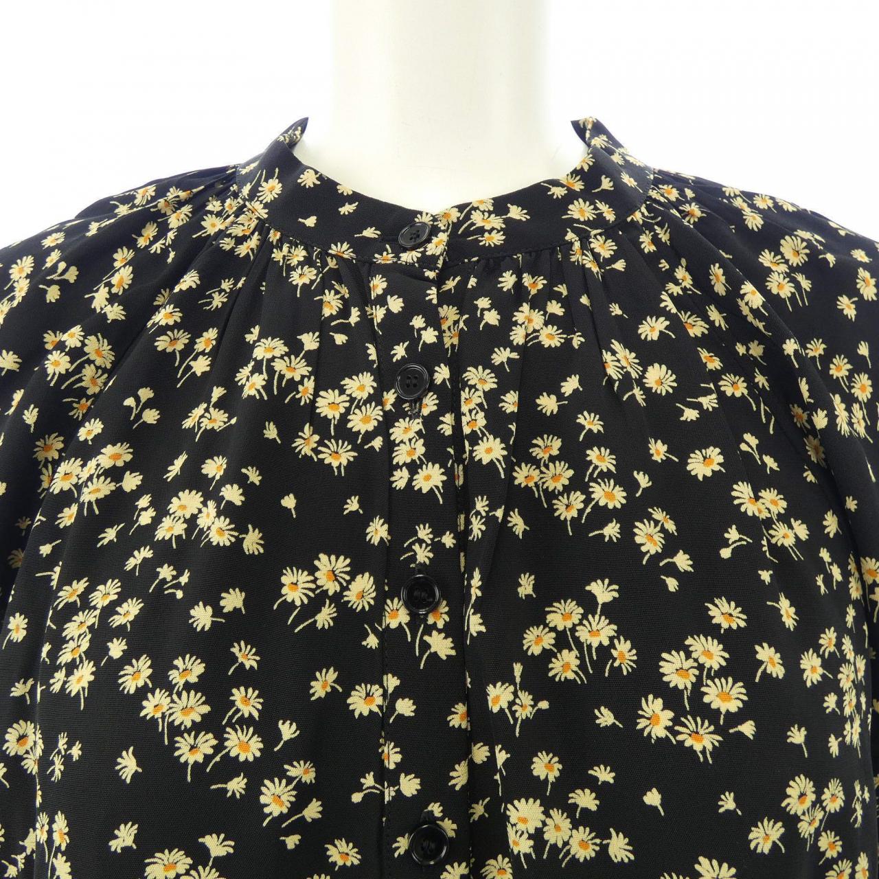 セリーヌ CELINE フォークボタンプラケット付きミディドレス 2R091564D ワンピース