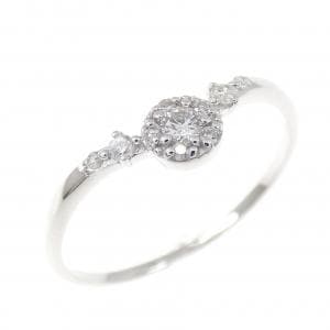 K18WG ダイヤモンド リング 0.10CT