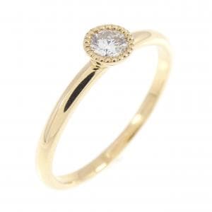 K18YG Diamond ring