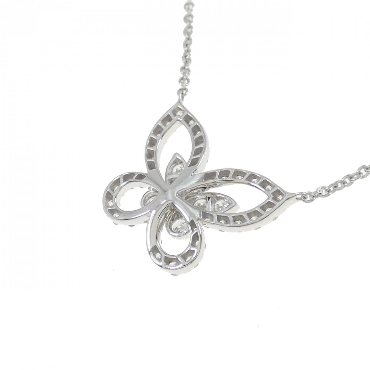 Graff Mini Butterfly Silhouette Necklace
