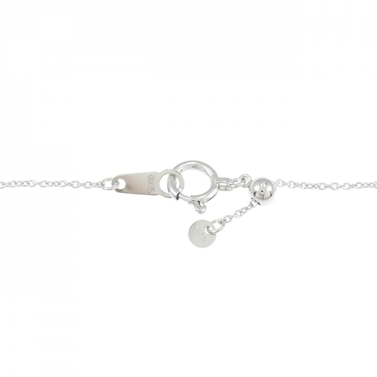 K18WG ダイヤモンド ネックレス 0.08CT