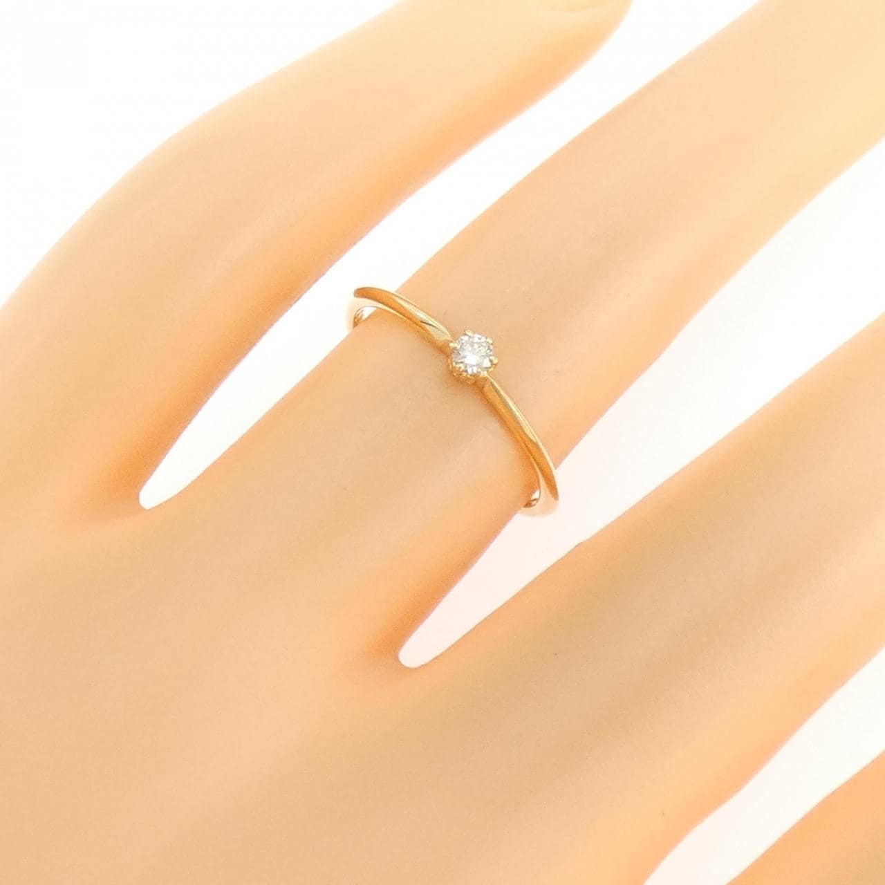 アガット ダイヤモンド リング 0.05CT