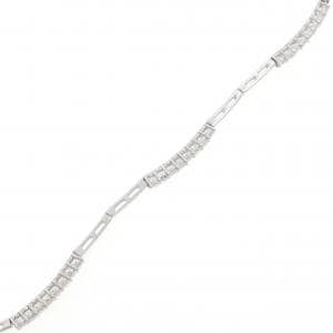K18WG ダイヤモンド ブレスレット 0.60CT