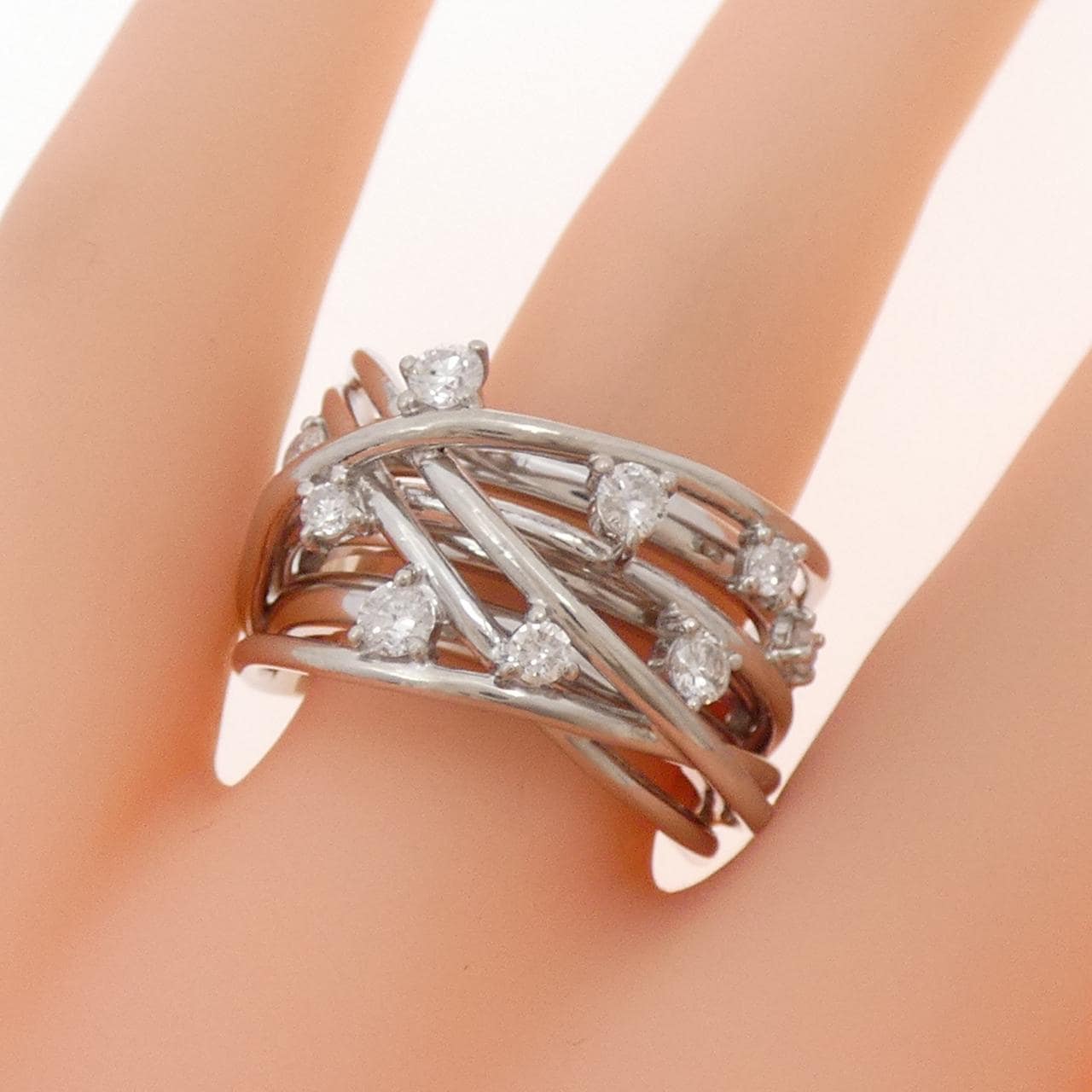 PT900 Diamond Ring 0.50CT