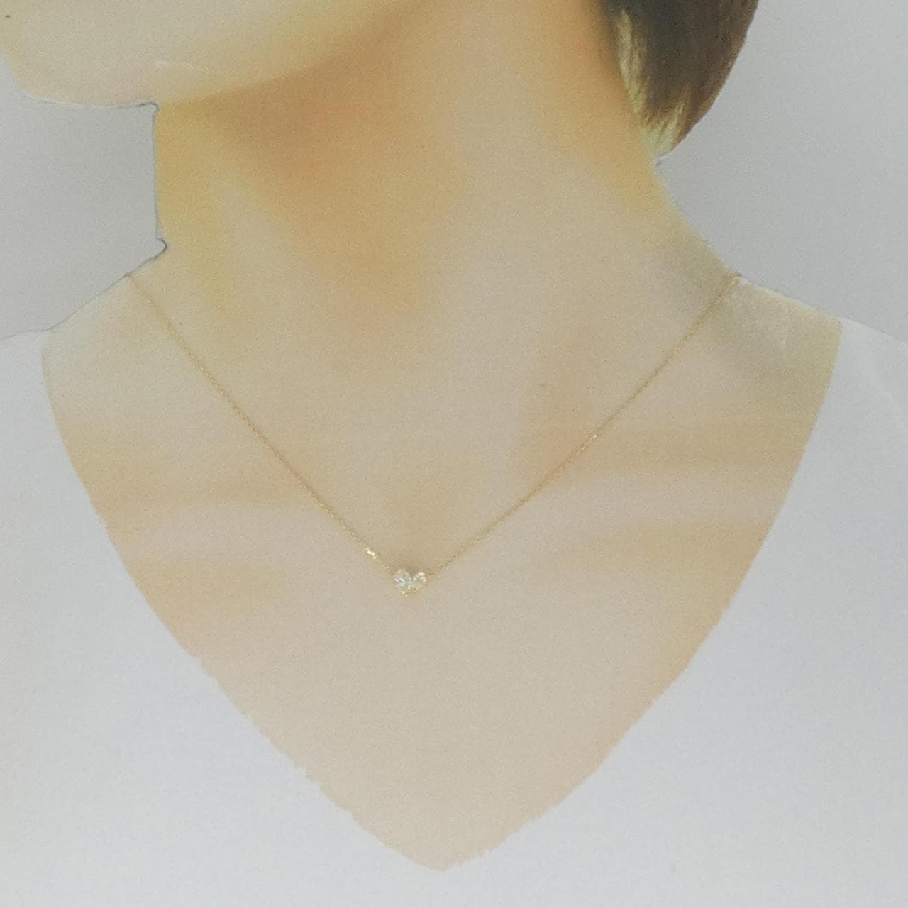 【新品】K18YG ダイヤモンド ネックレス 0.30CT