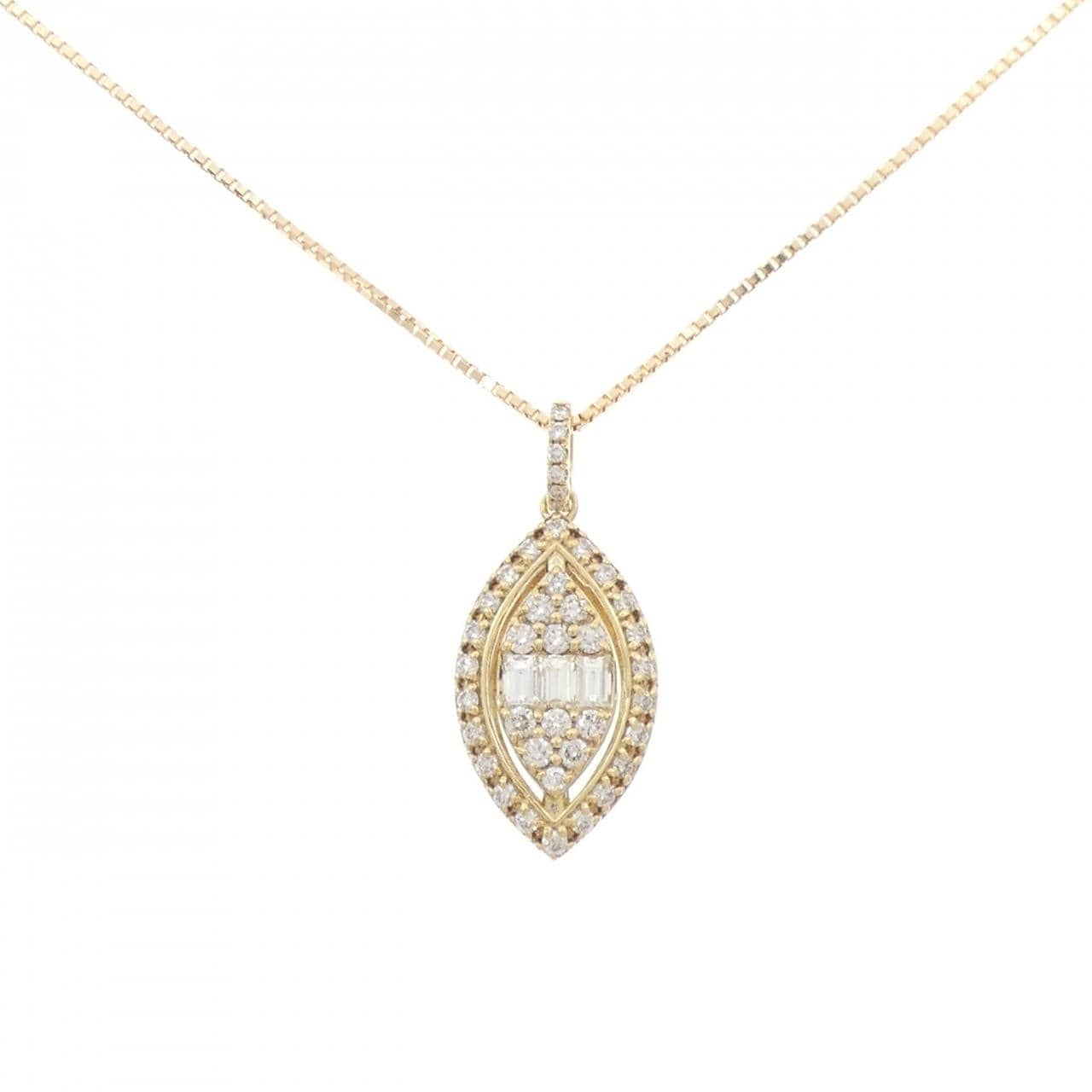 K18YG ダイヤモンド ネックレス 0.50CT