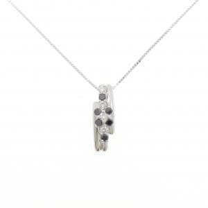 K18WG ダイヤモンド ネックレス 0.25CT