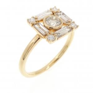 【新品】K18YG ダイヤモンド リング 0.74CT
