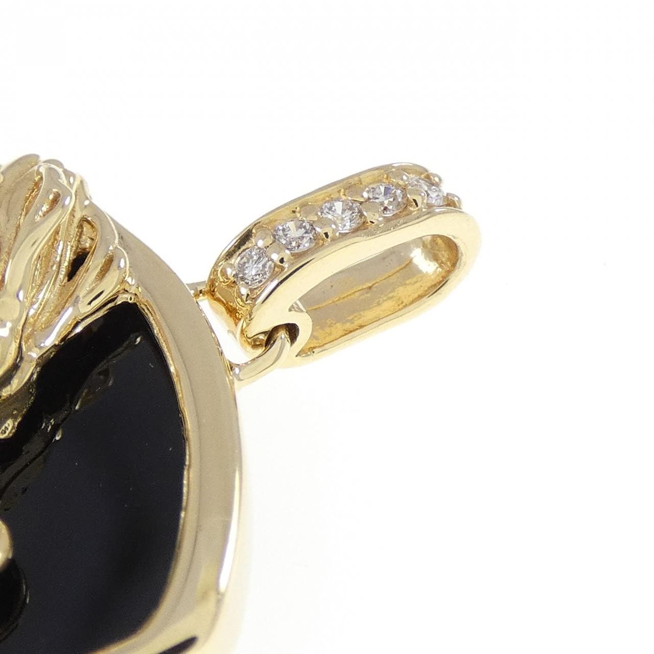 K18YG ドラゴン オニキス ペンダント