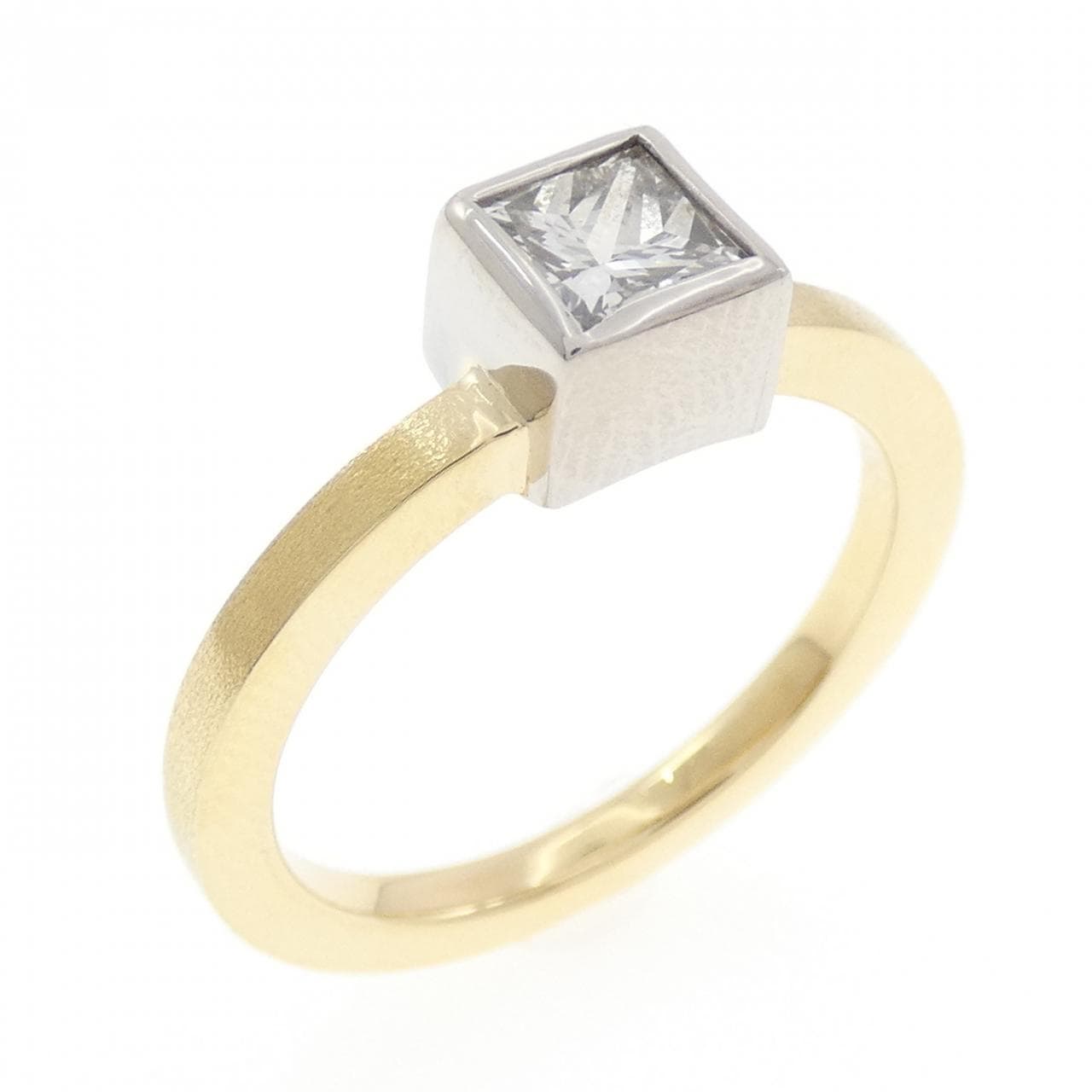 K18YG/K18WG ダイヤモンド リング 0.550CT
