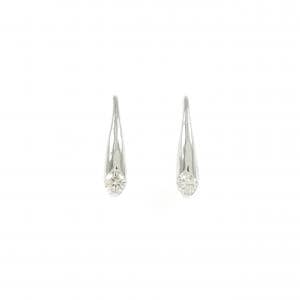 PT900 ダイヤモンド ピアス 0.10CT