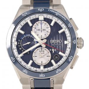 セイコー アストロンGPS 電波時計 5X83-0AA0/SBXC181 TIxセラミック ソーラークォーツ