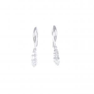 K18WG ダイヤモンド ピアス 0.20CT