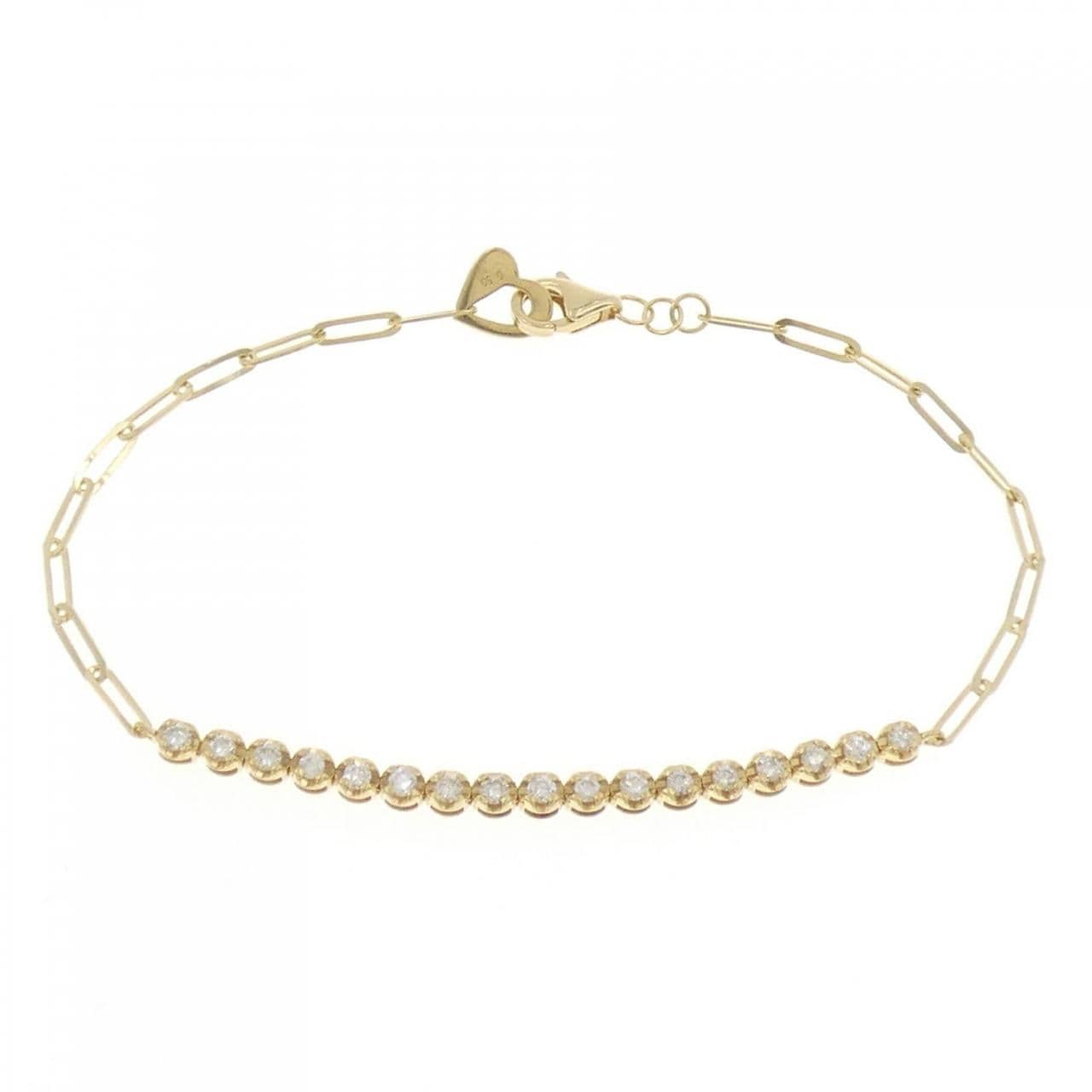 750YG Diamond Bracelet 0.50CT
