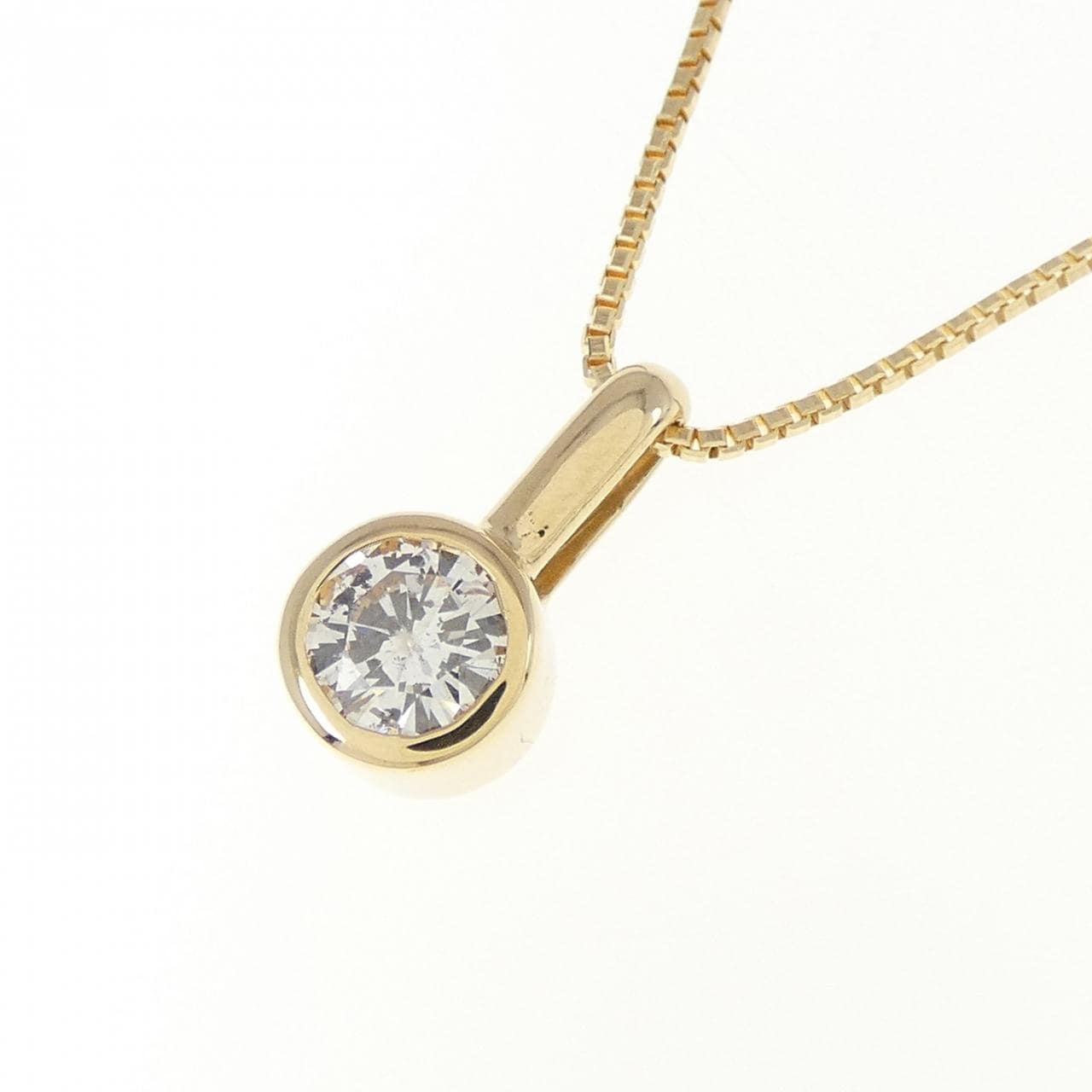 K18YG ダイヤモンド ネックレス 0.30CT