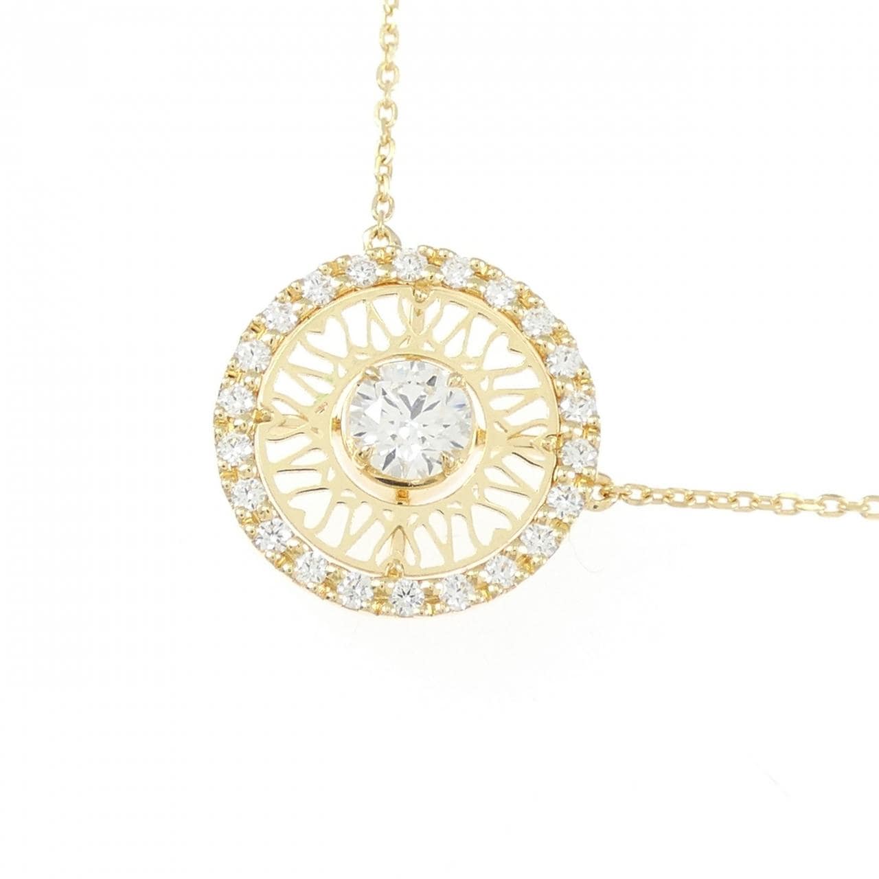 K18YG ダイヤモンド ネックレス 0.235CT