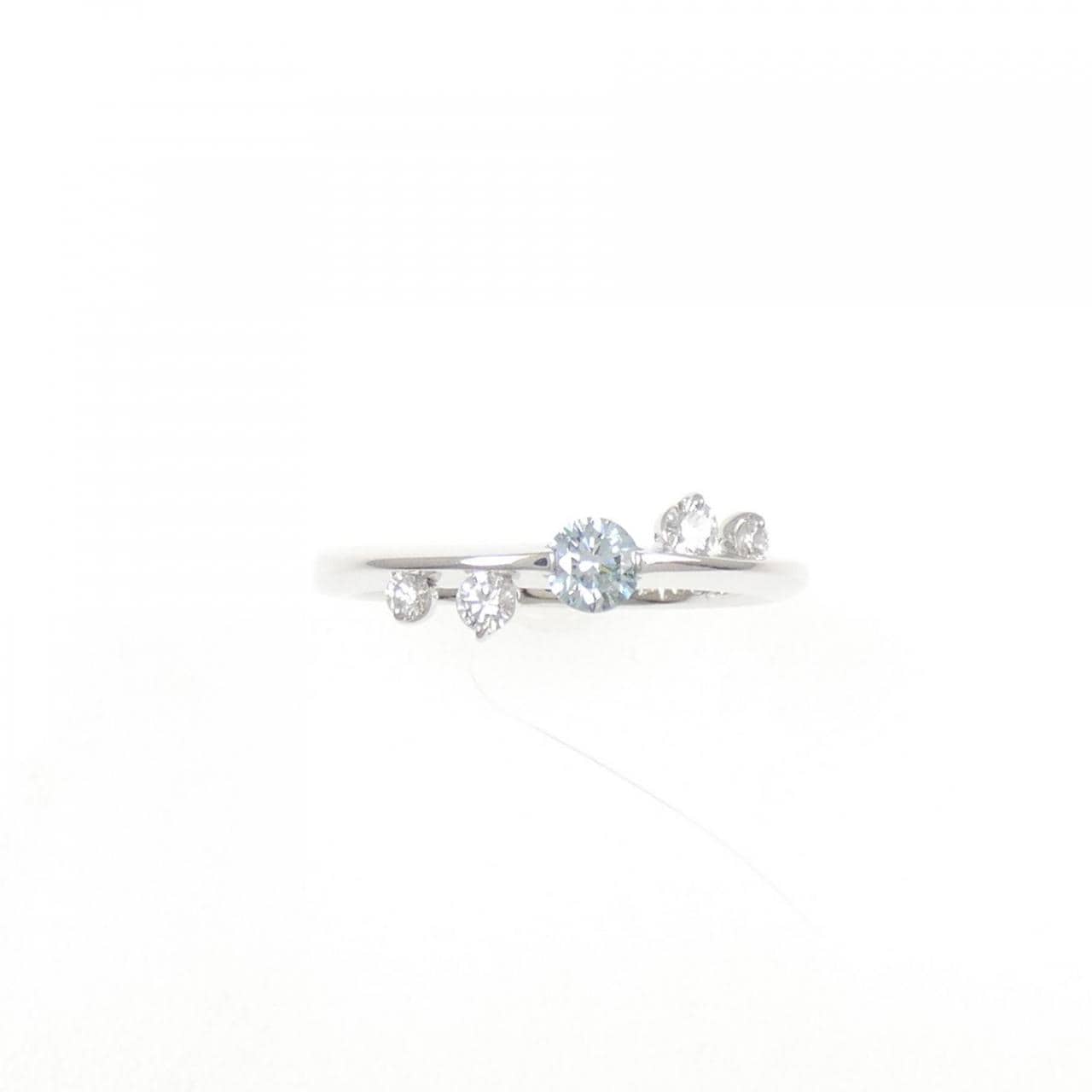 K18WG ダイヤモンド リング 0.216CT