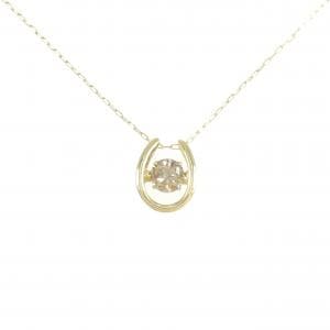 K18YG ソリティア ダイヤモンド ネックレス 0.50CT