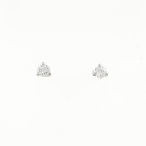 PT900 ソリティア ダイヤモンド ピアス 0.31CT