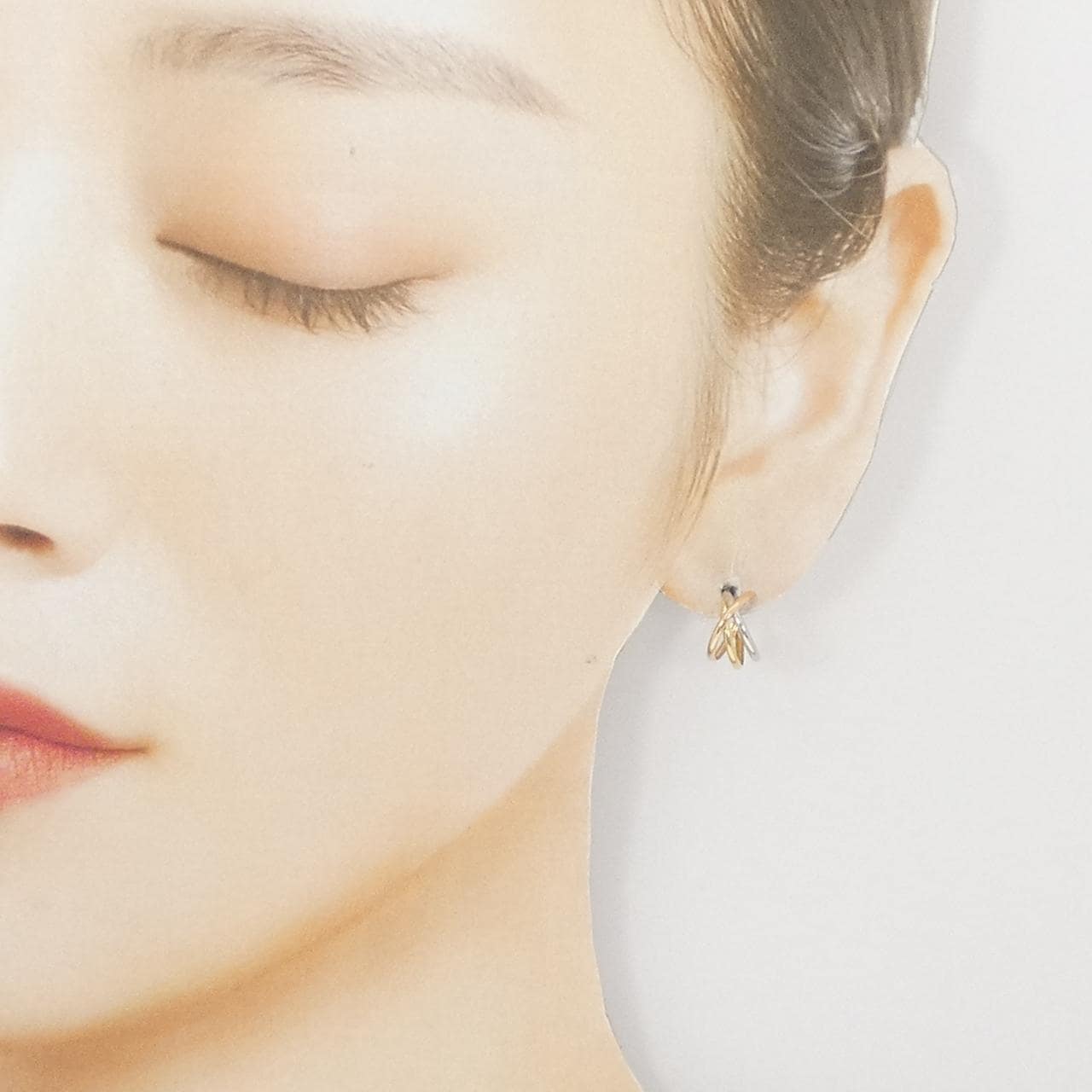 【新品】K18YG/PT900/K18PG ピアス