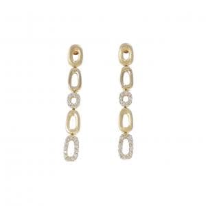 K18YG ダイヤモンド ピアス 0.22CT