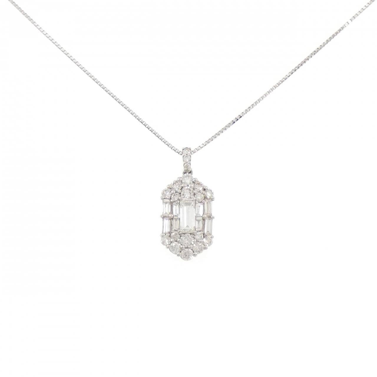 PT900/PT850 ダイヤモンド ネックレス 0.28CT