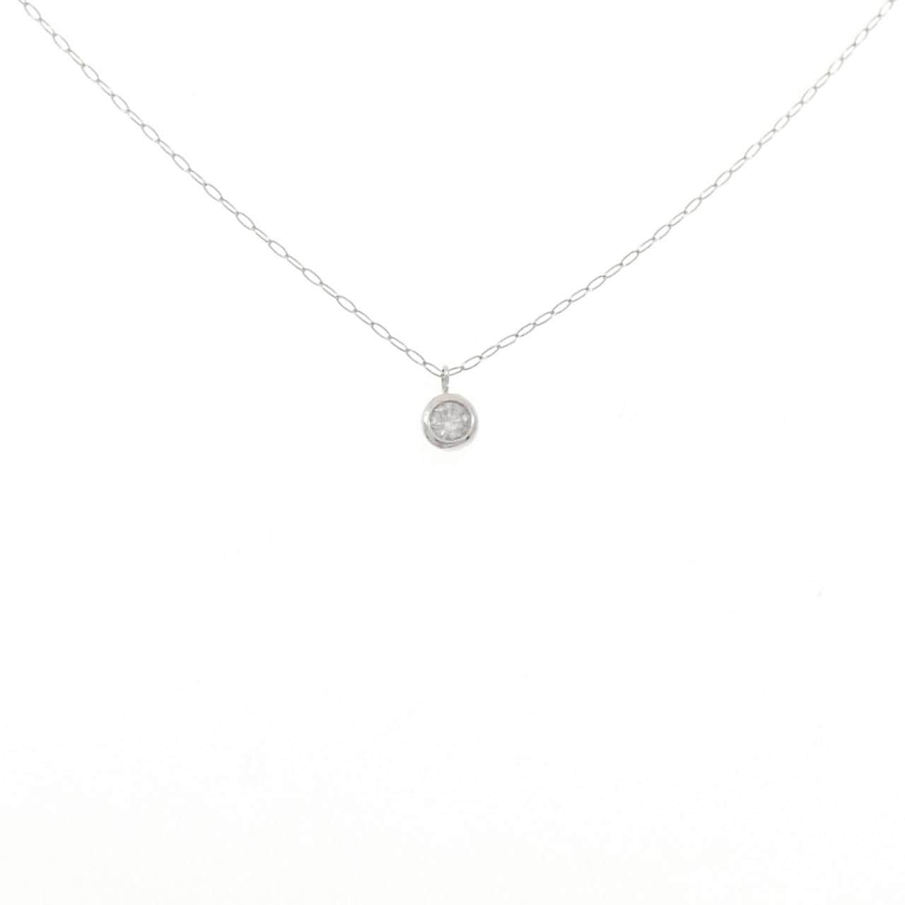 PT900 ダイヤモンド ネックレス 0.08CT
