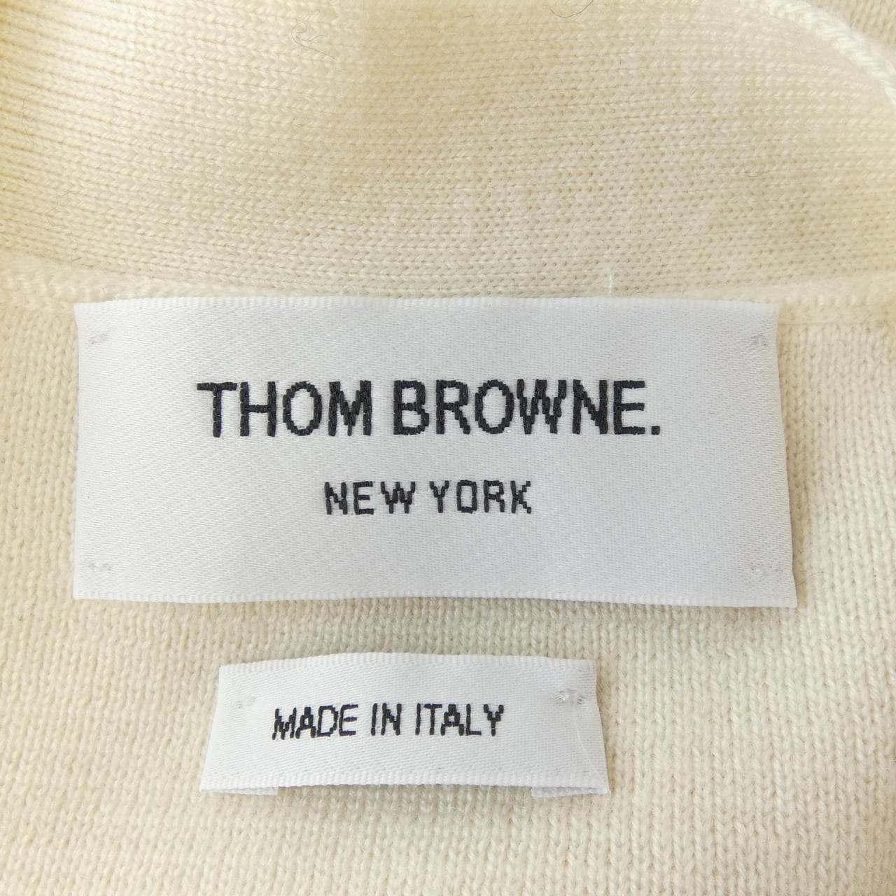 トムブラウン THOM BROWNE ウール 4-BAR Vネック FKC207A カーディガン