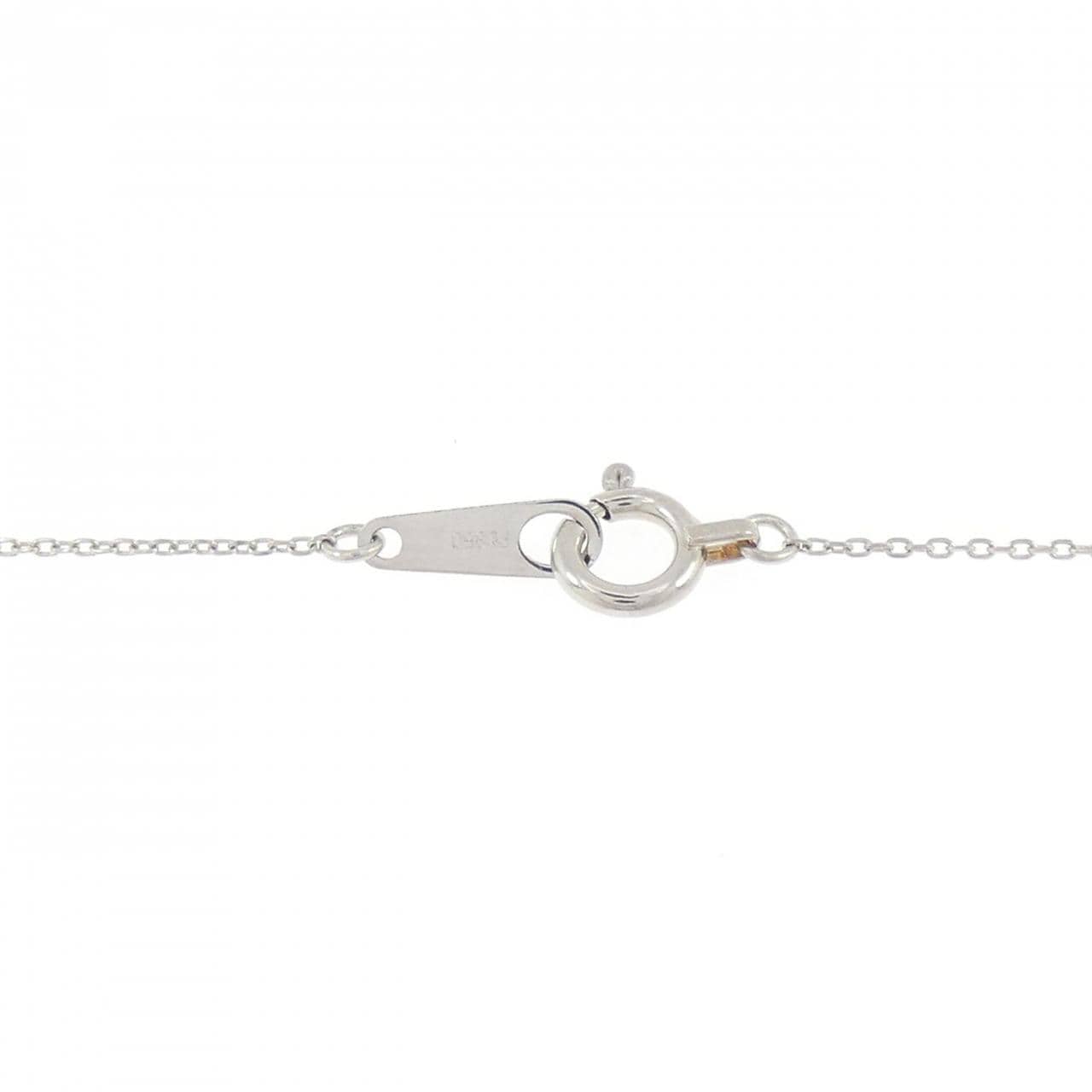PT900/PT850 ソリティア ダイヤモンド ネックレス 0.16CT