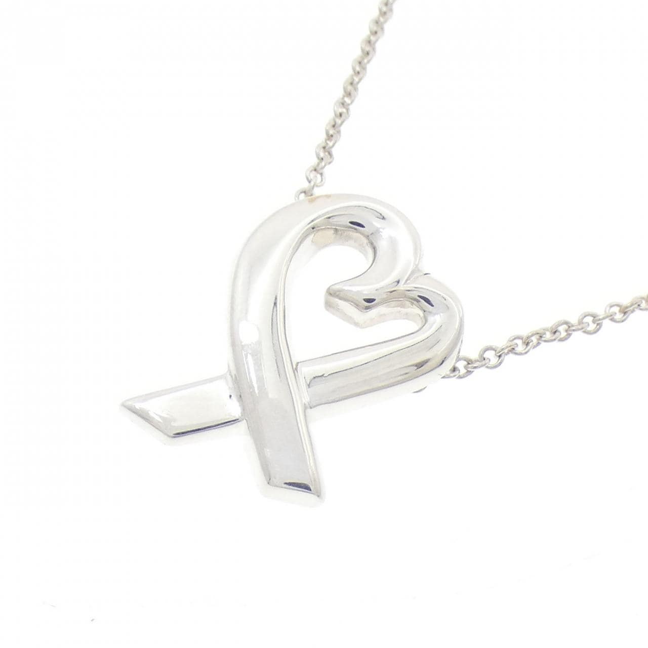 ティファニー ラビングハート スモール ネックレス