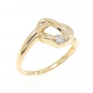K18YG ダイヤモンド リング 0.098CT