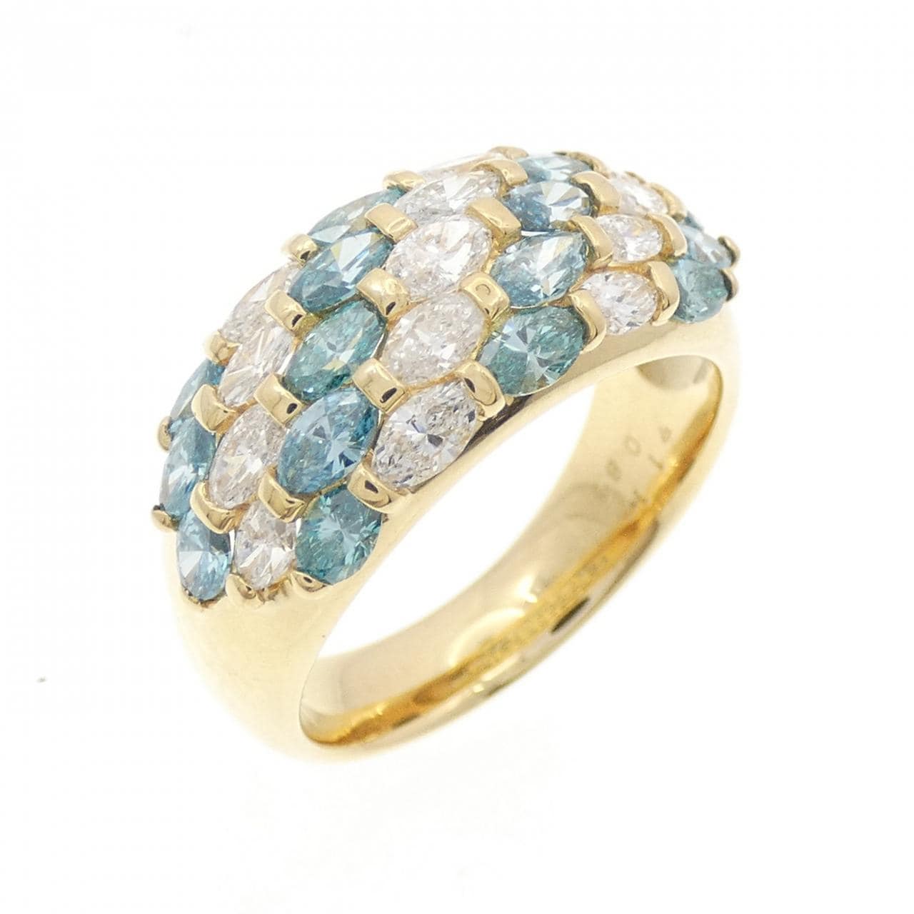 K18YG ダイヤモンド リング 0.83CT