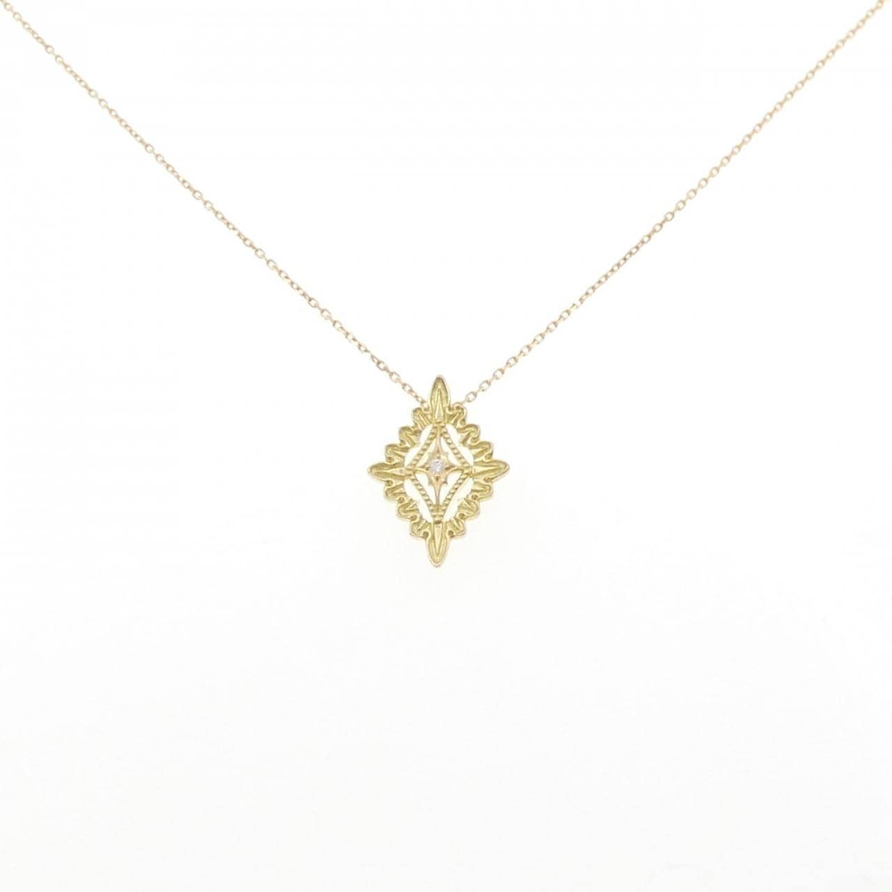 ギンザ タナカ ダイヤモンド ネックレス 0.01CT